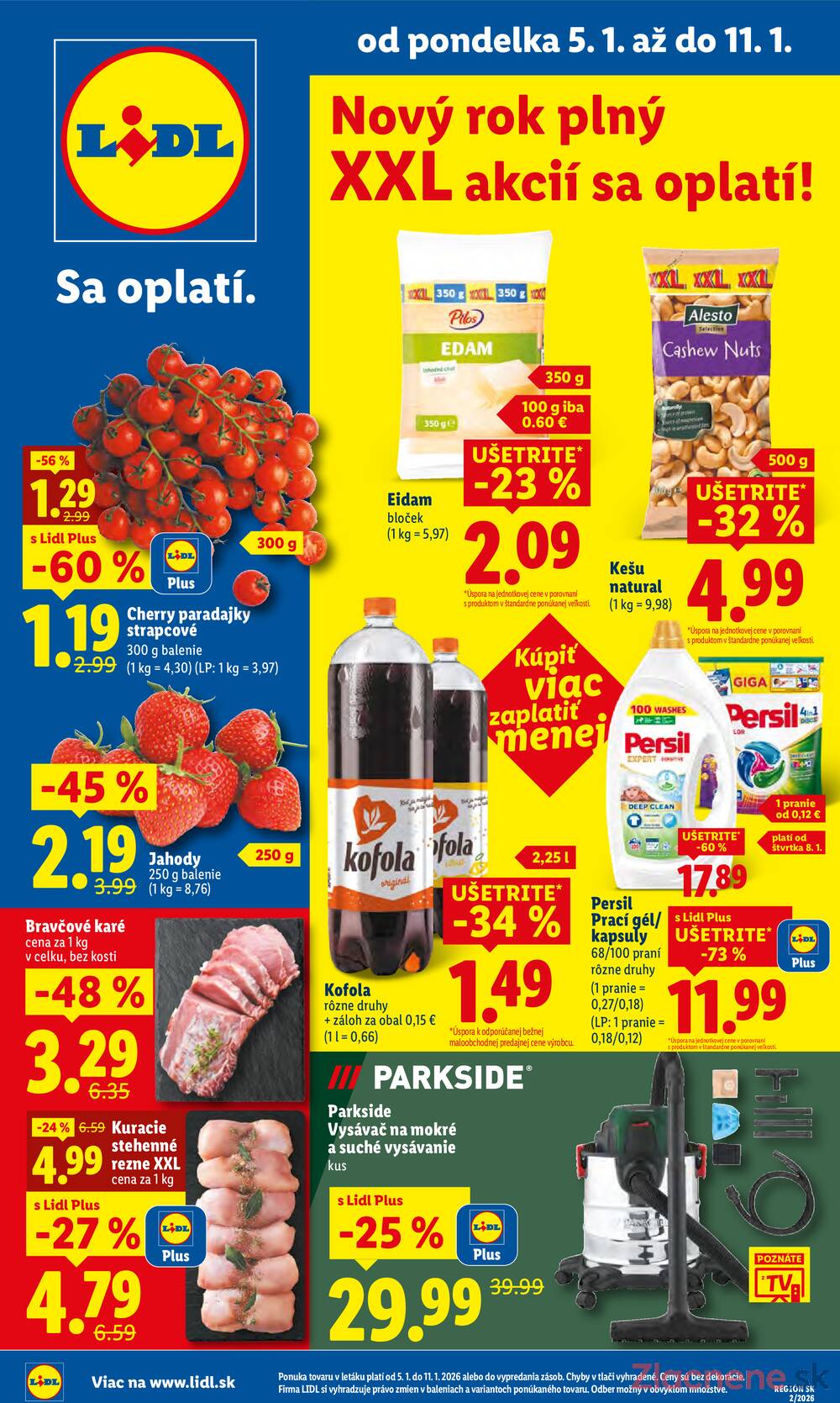 Leták Lidl - Lidl do 11.1. - strana 1