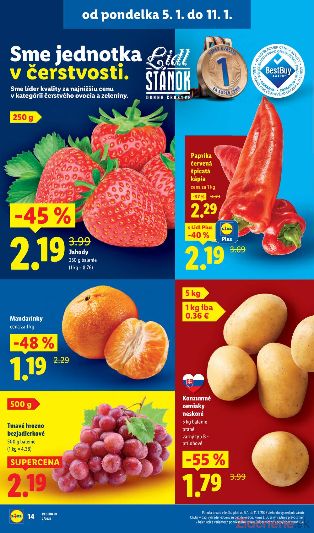 Leták Lidl - Lidl II. do 11.1. - strana 50
