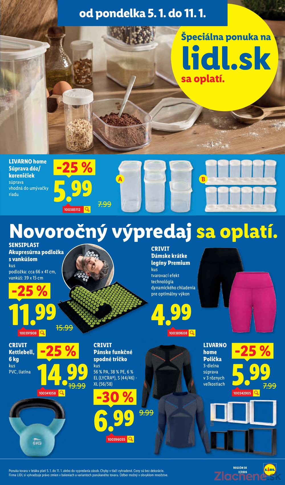 Leták Lidl - Lidl II. do 11.1. - strana 85