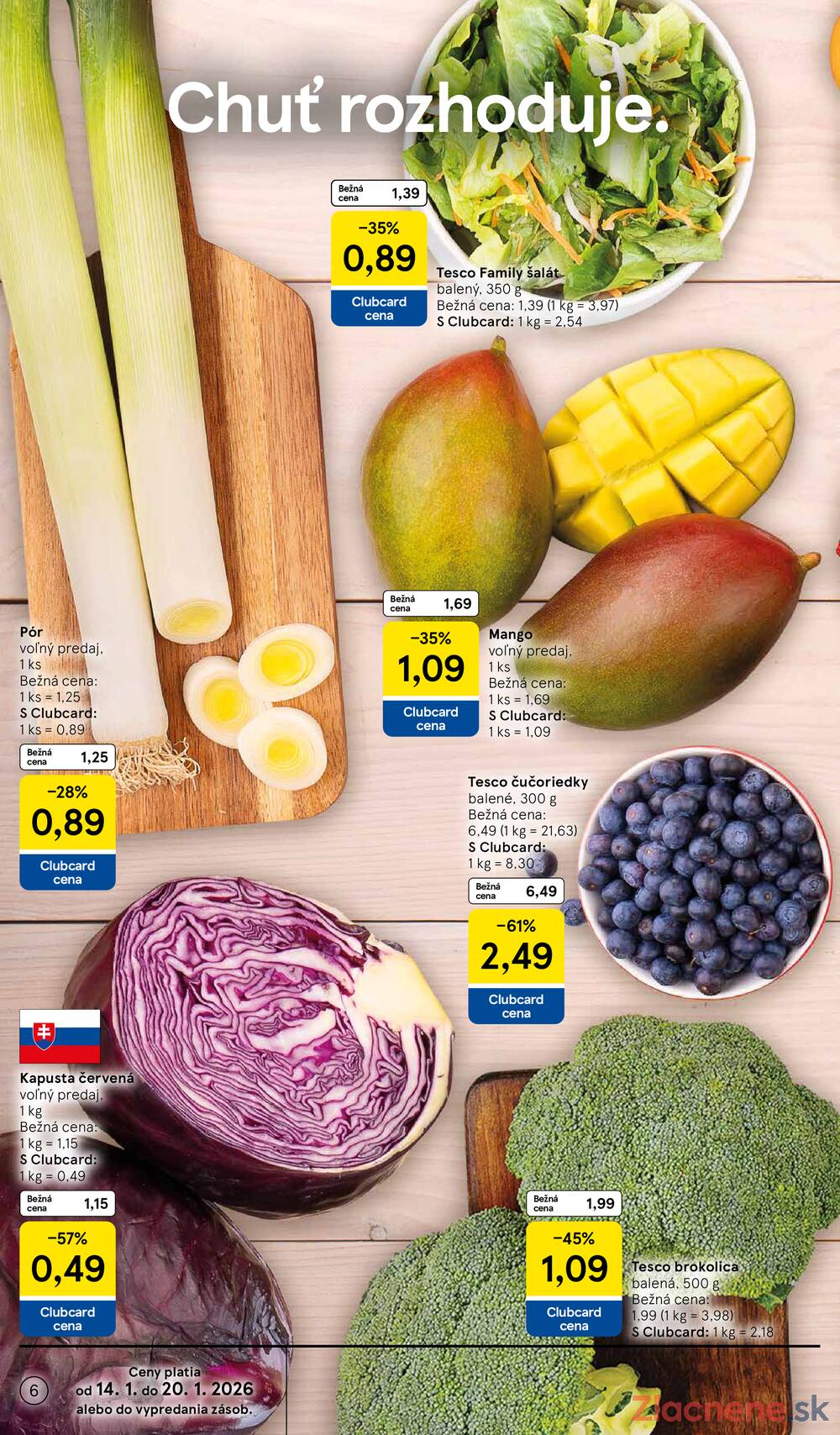 Leták Tesco - Tesco malé hypermarkety od 14.1. do 20.1.2026 - strana 6