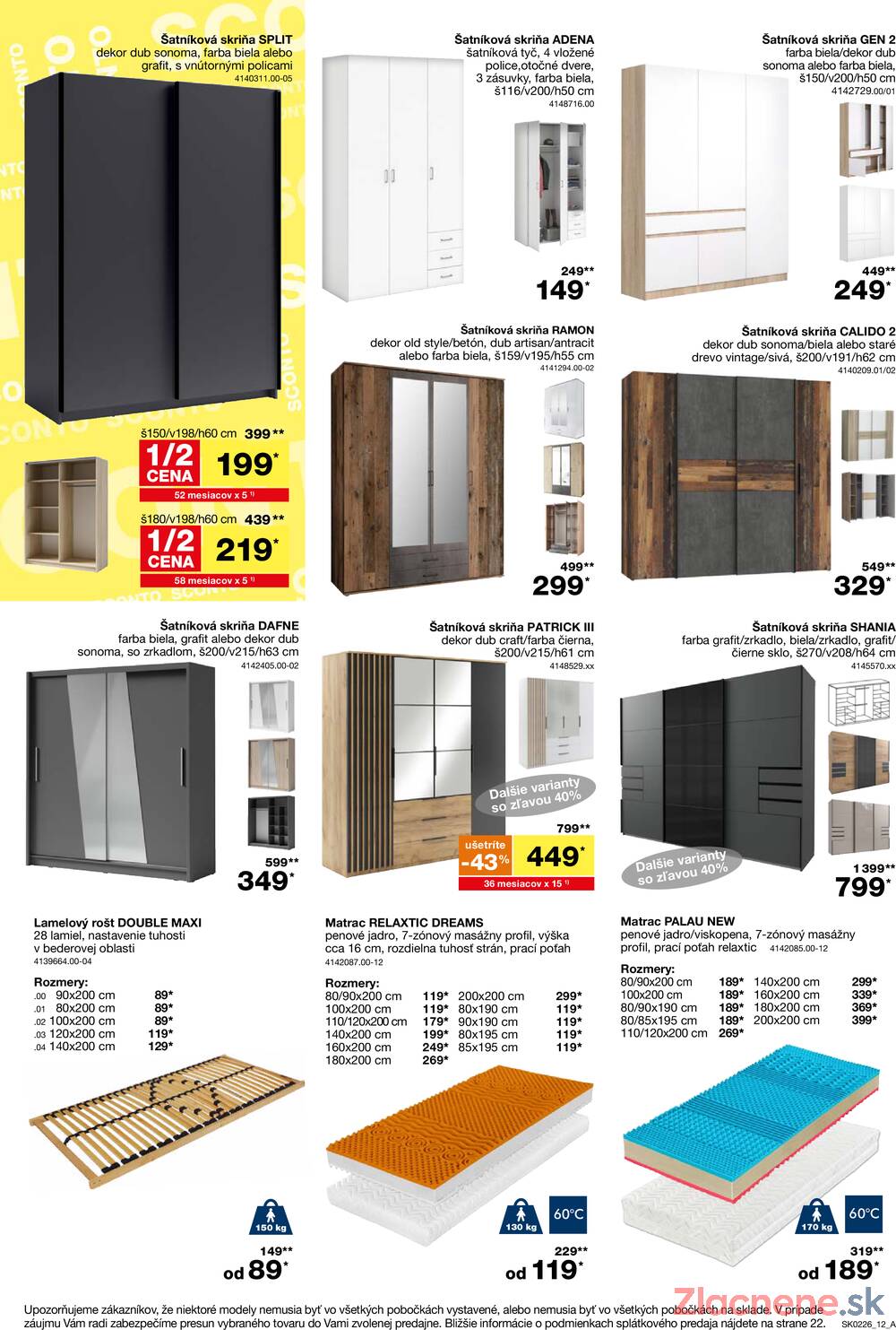 Sconto nábytok od 21.1. do 10.2.2026