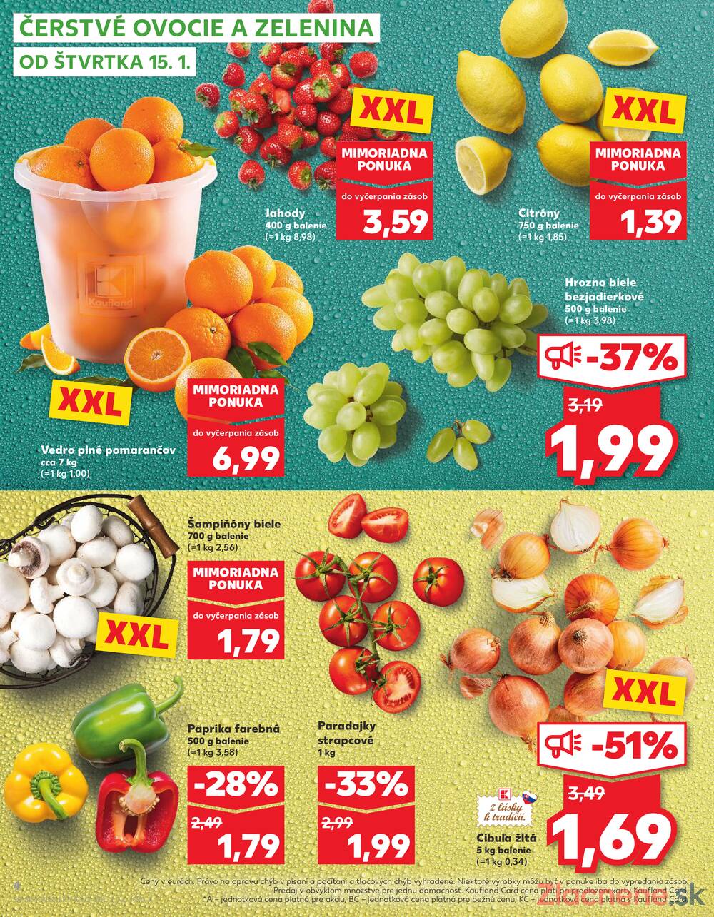 Leták Kaufland - Kaufland 15.1. - 21.1. - Kaufland Vranov nad Topľou - strana 4