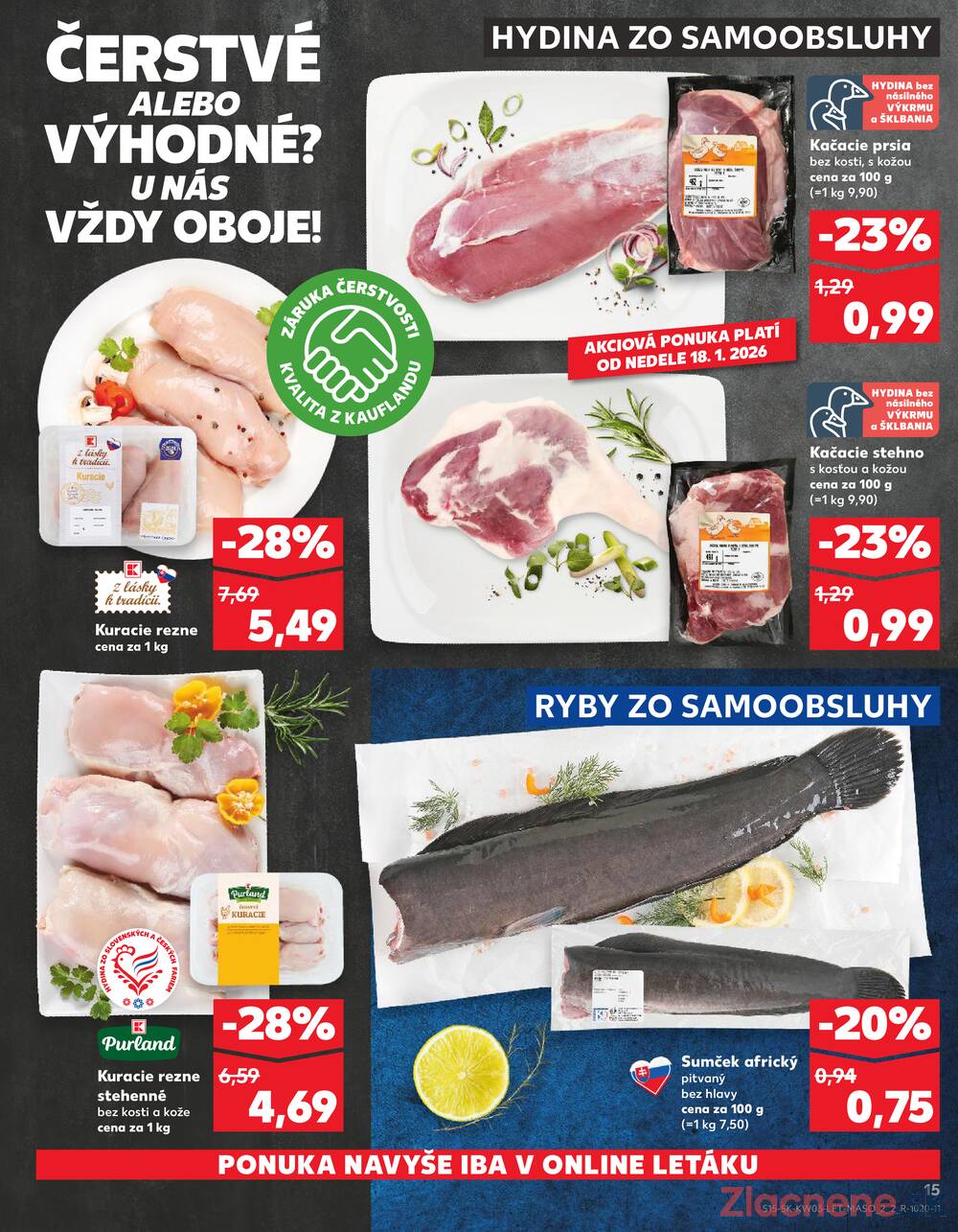 Kaufland 15.1. - 21.1. - Kaufland Poprad - Jiřího Wolkera