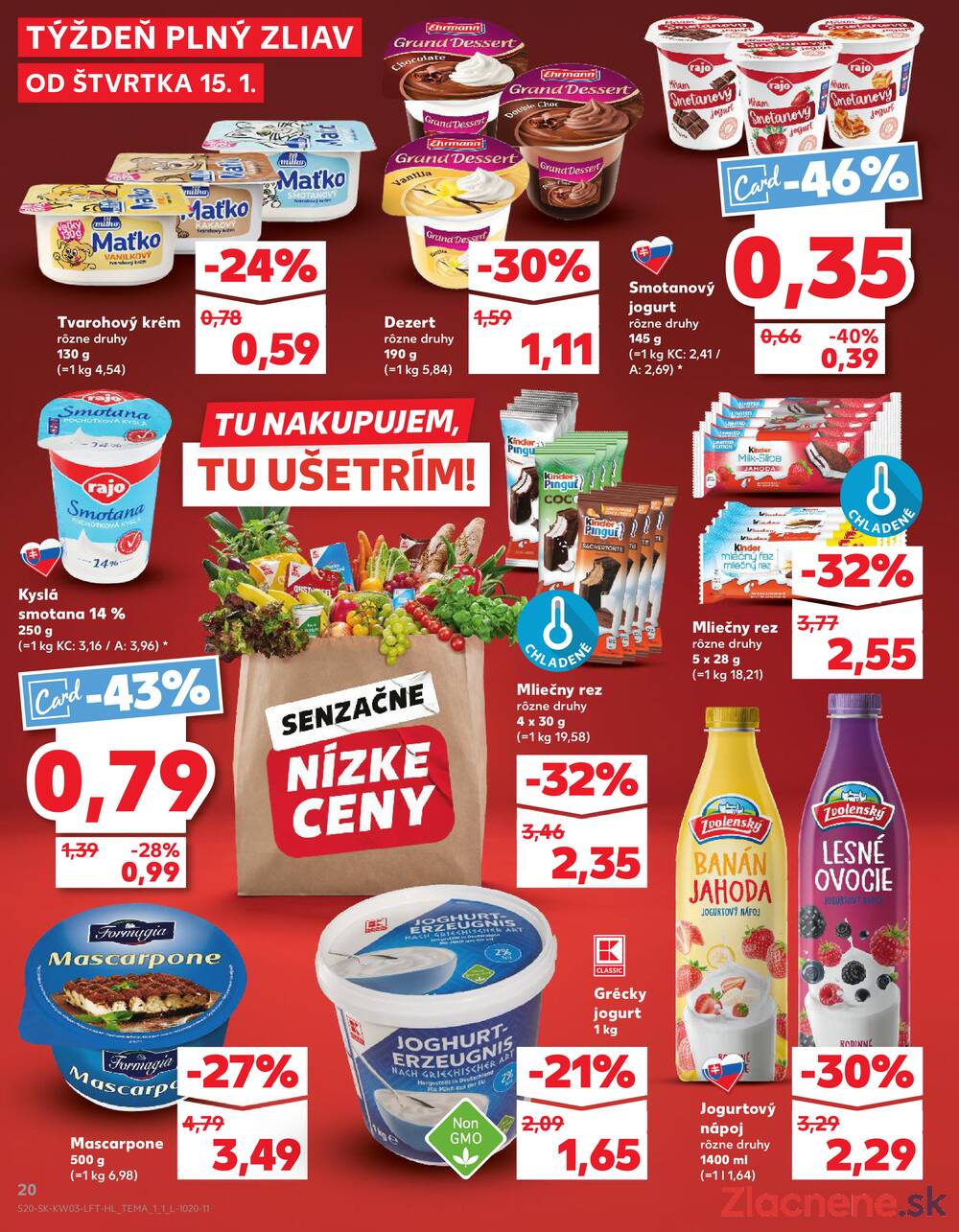 Kaufland 15.1. - 21.1. - Kaufland Poprad - Jiřího Wolkera
