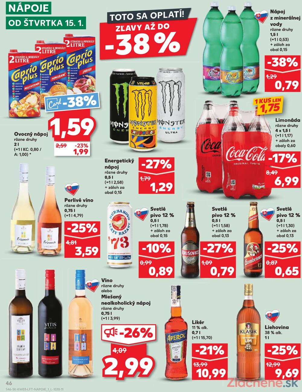 Kaufland 15.1. - 21.1. - Kaufland Poprad - Jiřího Wolkera