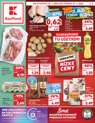 Leták Kaufland 15.1. - 21.1. - Kaufland Trnava