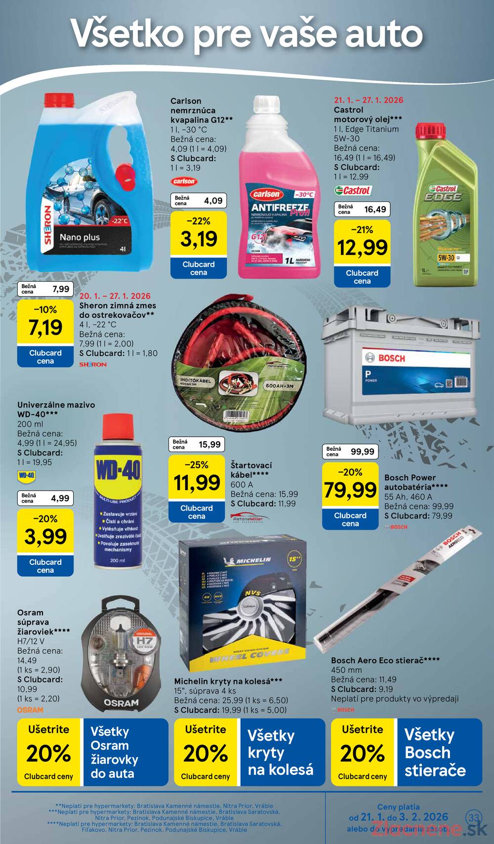 Tesco malé hypermarkety od 21.1. do 27.1.2026