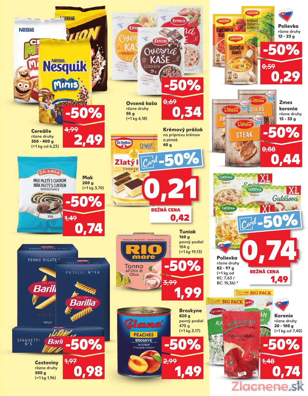 Leták Kaufland - Kaufland 29.1. - 4.2. - Kaufland Nitra - Čermáň - strana 23