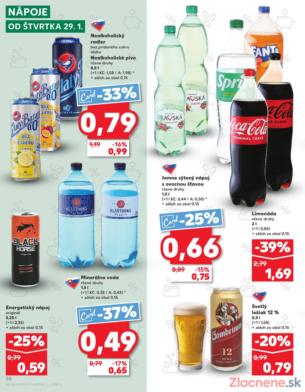 Leták Kaufland - Kaufland 29.1. - 4.2. - Kaufland Bratislava - Podunajské Biskupice - strana 50