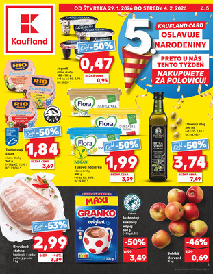 Leták Kaufland 29.1. - 4.2. - Kaufland Prešov - Sídlisko 3