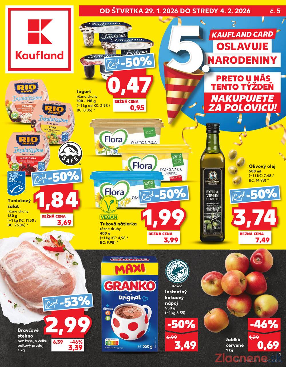 Leták Kaufland - Kaufland 29.1. - 4.2. - Kaufland Poprad - Moyzesova - strana 1
