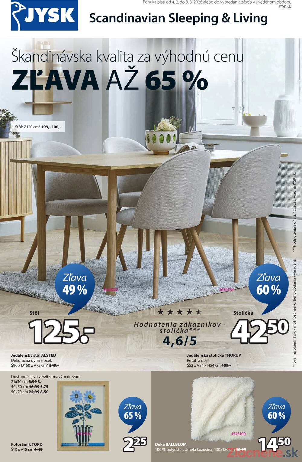 Leták Jysk - Jysk od 4.2. do 8.3.2026 - strana 1