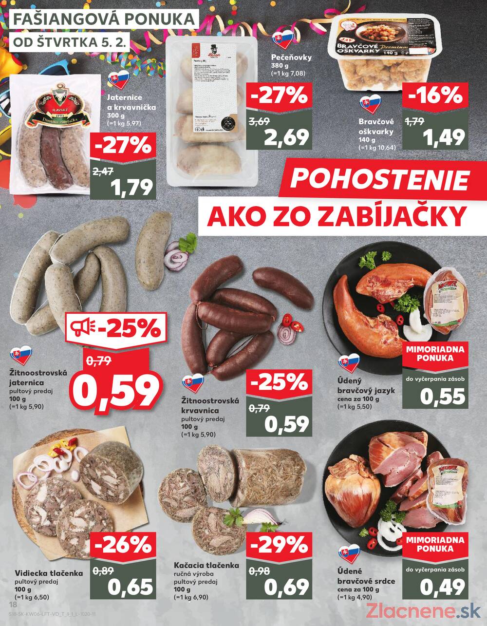 Kaufland 5.2. - 11.2. - Kaufland Rožňava