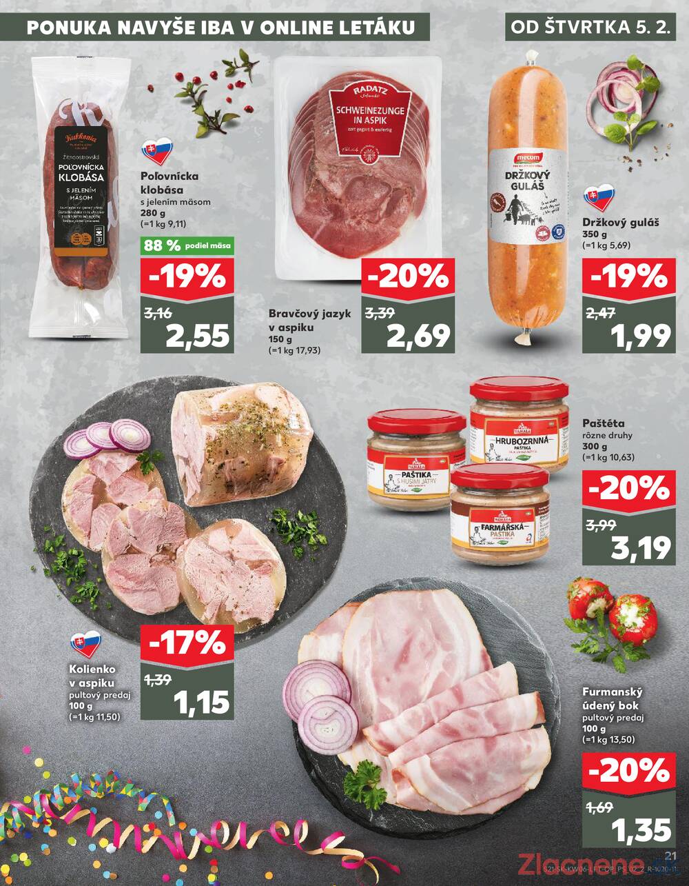 Kaufland 5.2. - 11.2. - Kaufland Poprad - Jiřího Wolkera