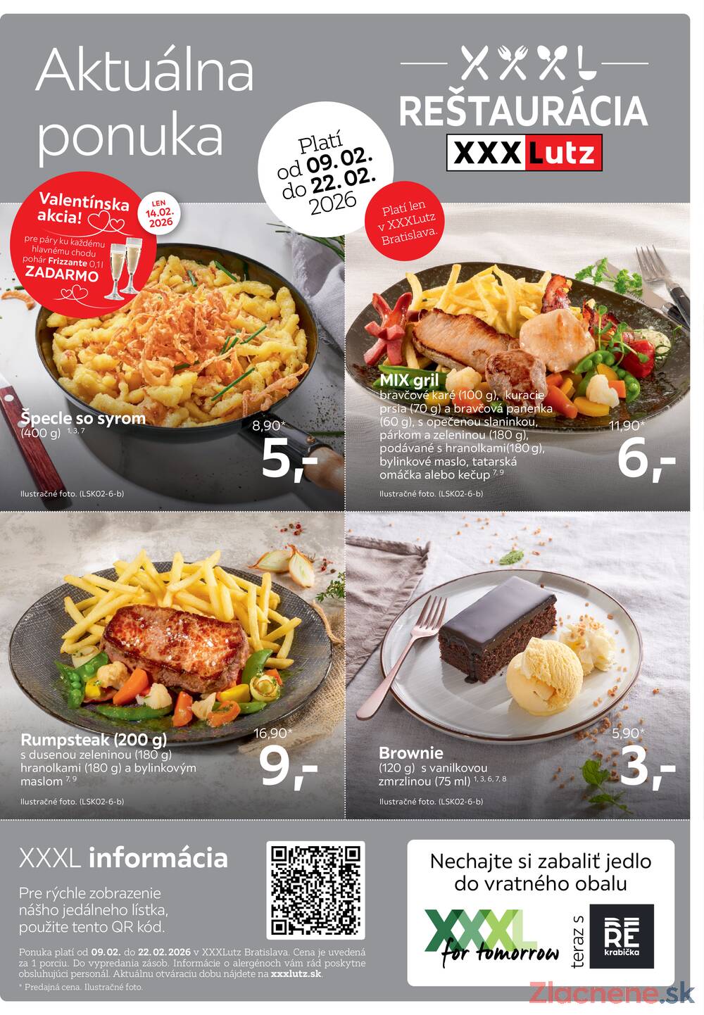 Leták XXXLutz - XXXLutz Resto 9.2. - 22.2. - strana 1