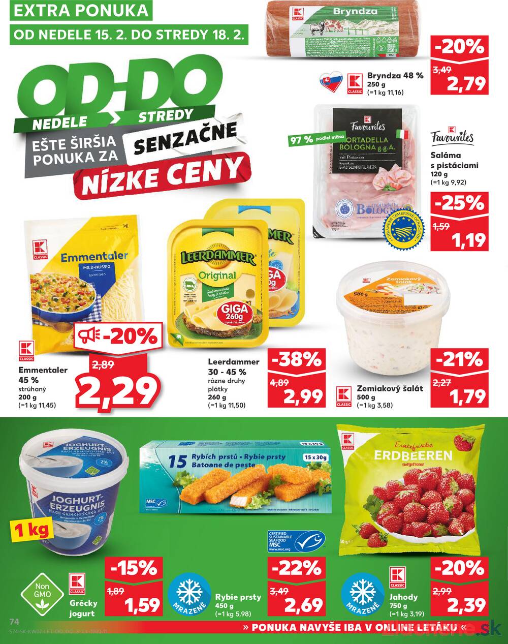 Kaufland 12.2. - 18.2. - Kaufland Bardejov