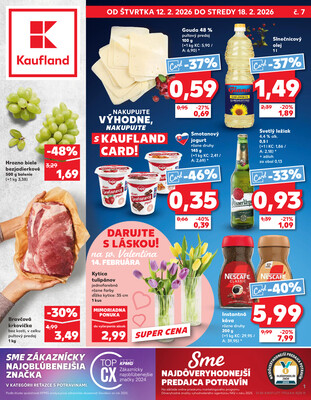 Leták Kaufland 12.2. - 18.2. - Kaufland Poprad - Jiřího Wolkera