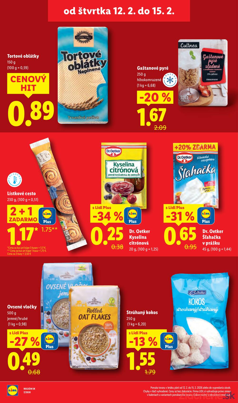 Lidl od štvrtka 12.2. - 15.2.