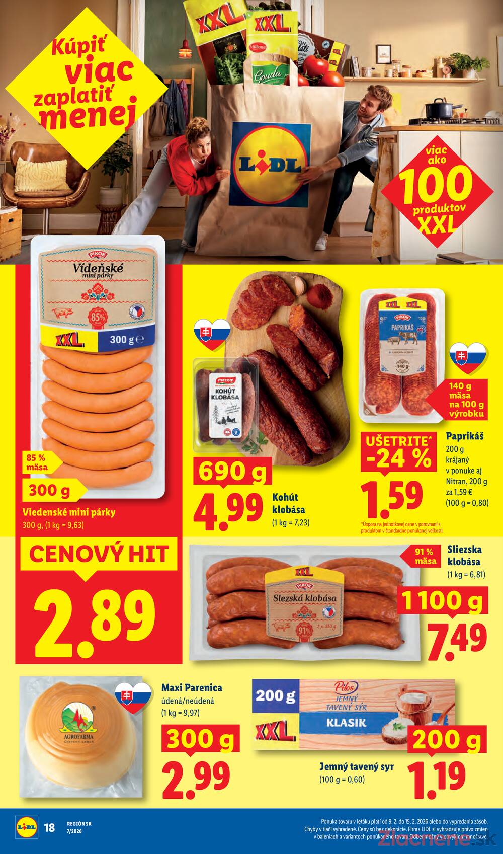 Lidl od štvrtka 12.2. - 15.2.