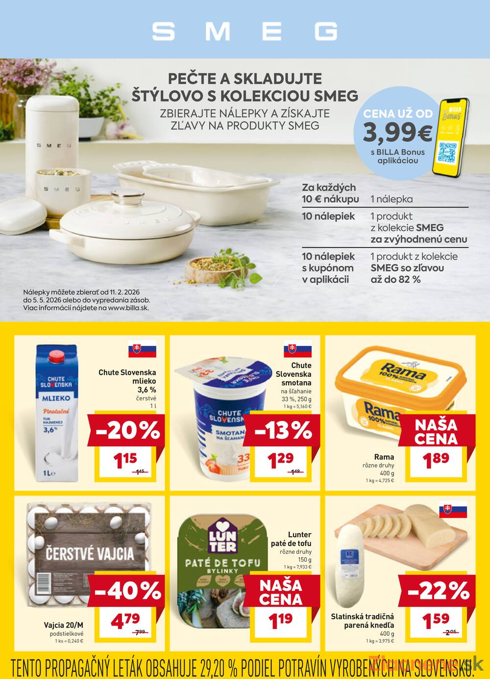 BILLA od 18.2. do 24.2.2026