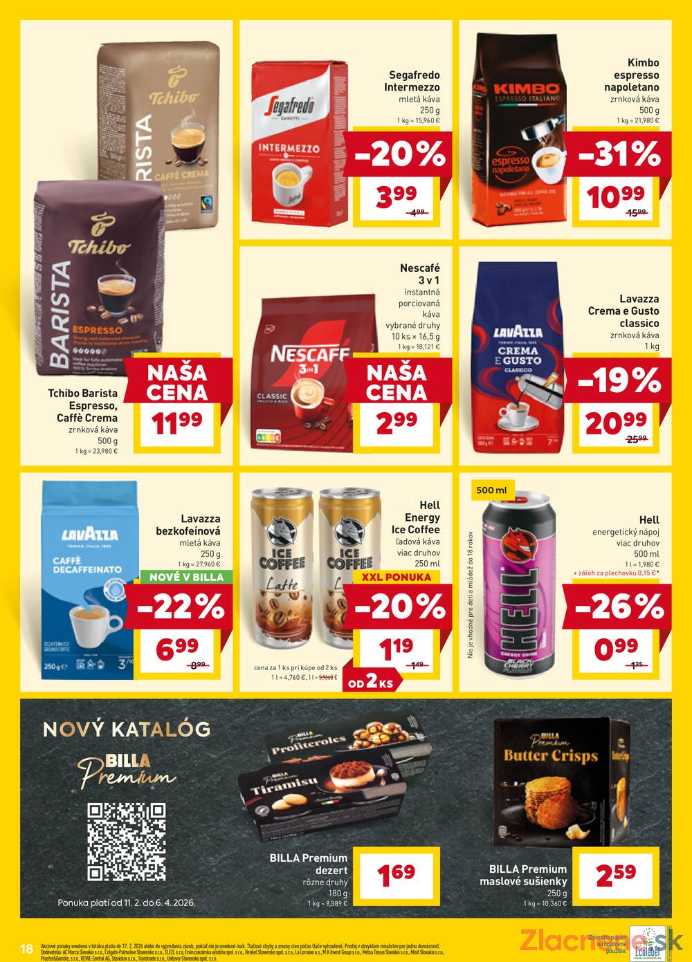 BILLA od 18.2. do 24.2.2026