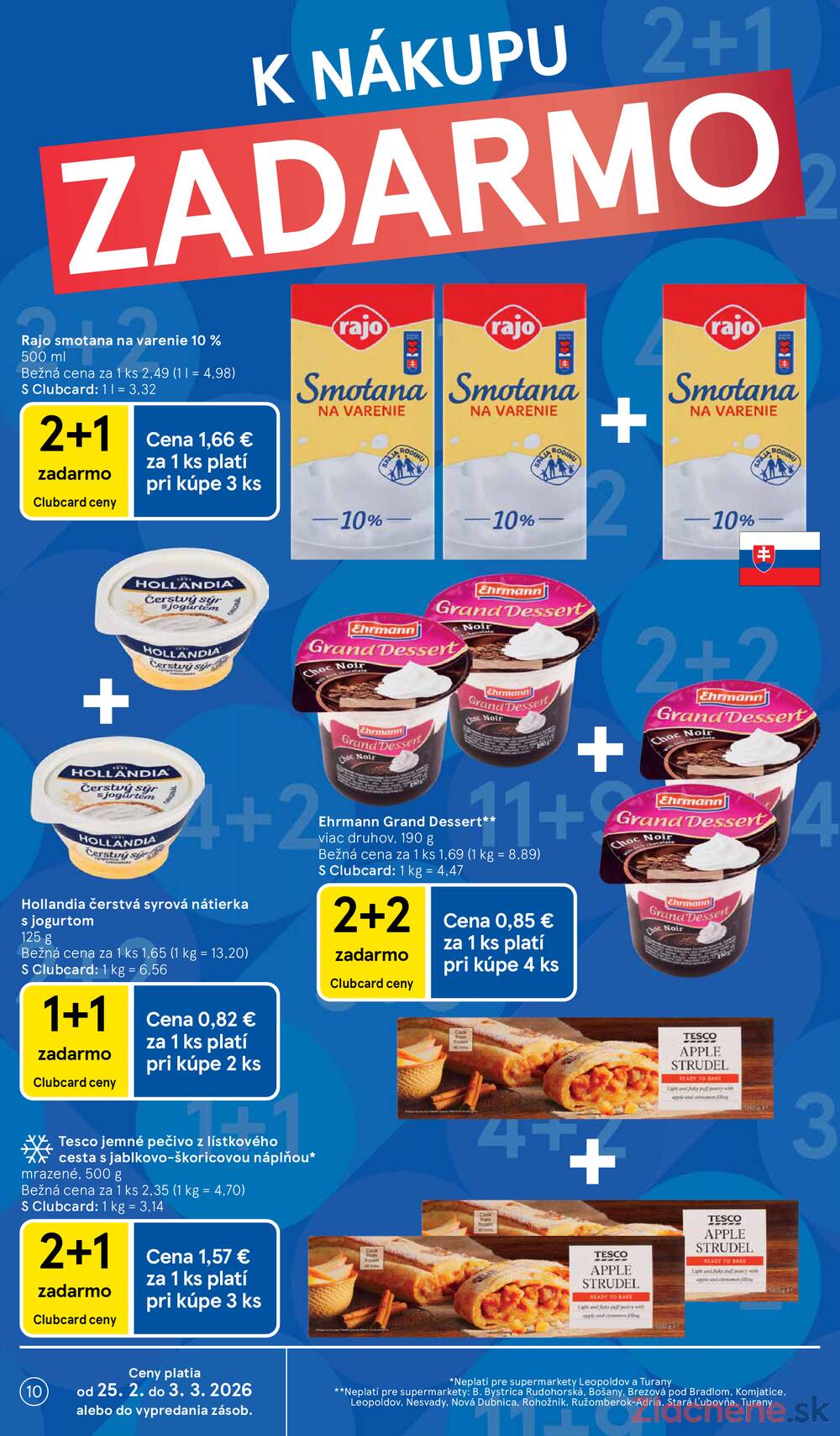 Tesco supermarkety od 25.2. do 3.3.2026