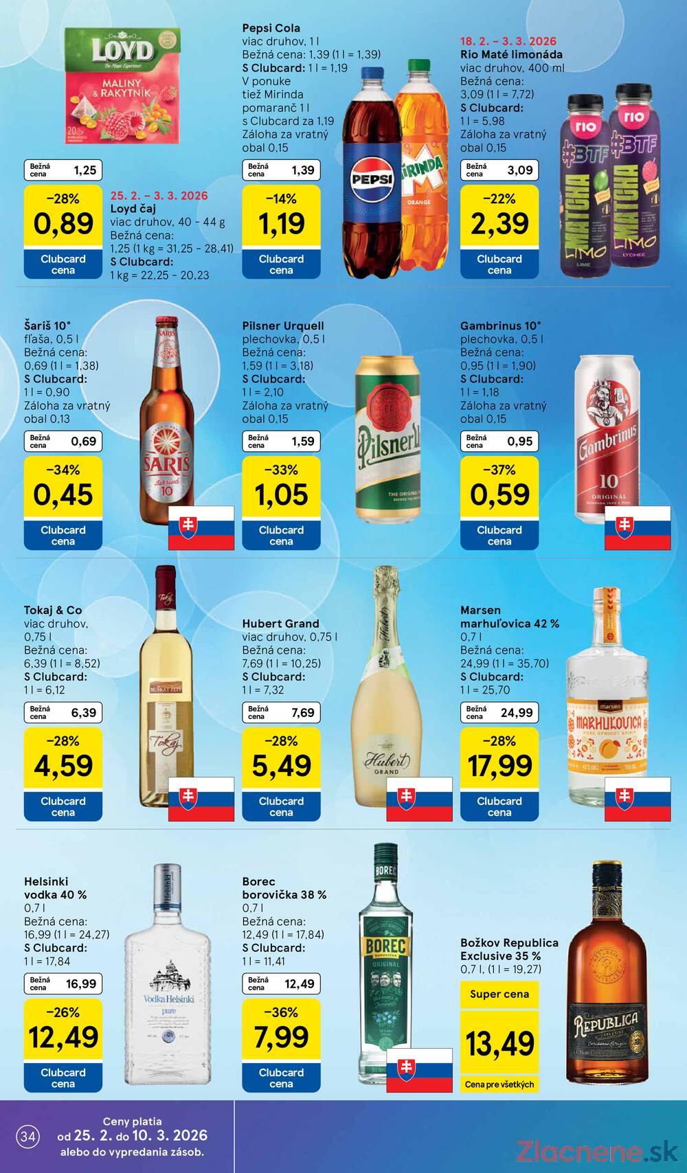 Tesco malé hypermarkety 25.2. - 3.3.