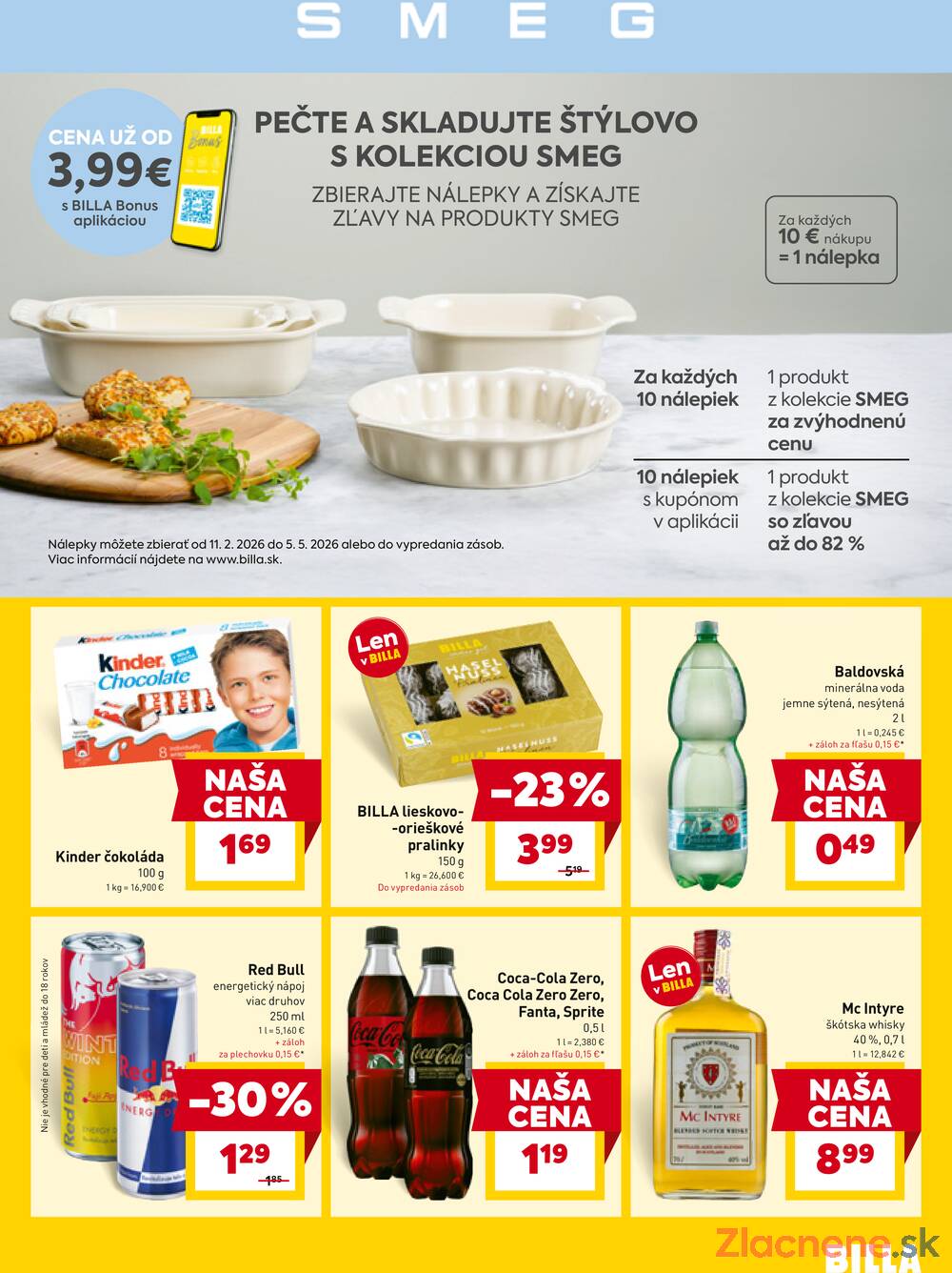BILLA od 25.2. do 3.3.2026