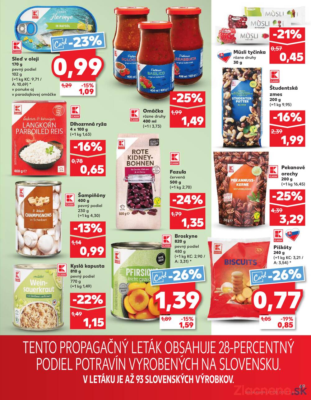 Kaufland 26.2. - 4.3. - Kaufland Púchov