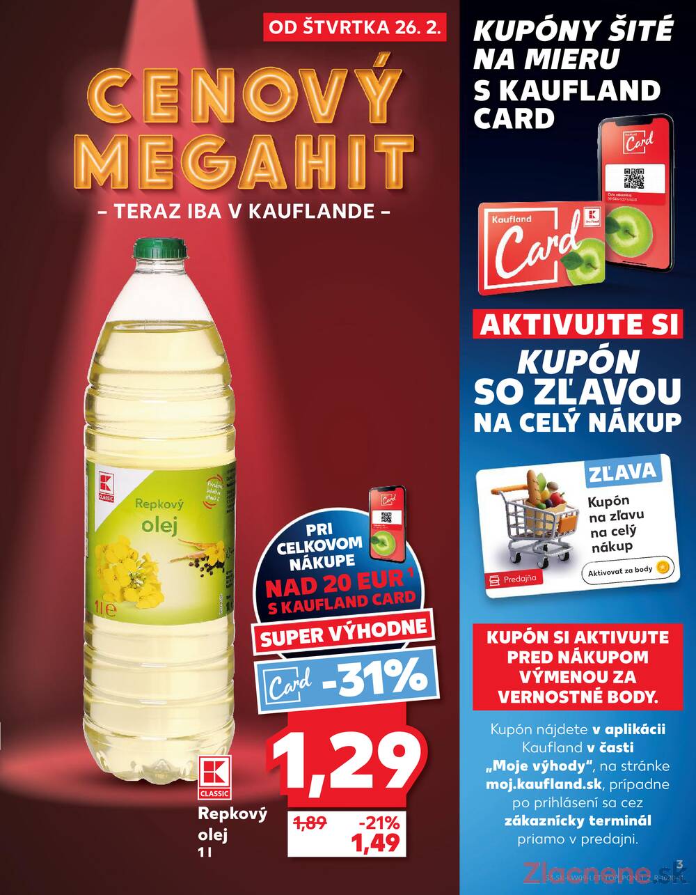 Kaufland 26.2. - 4.3. - Kaufland Stará Ľubovňa