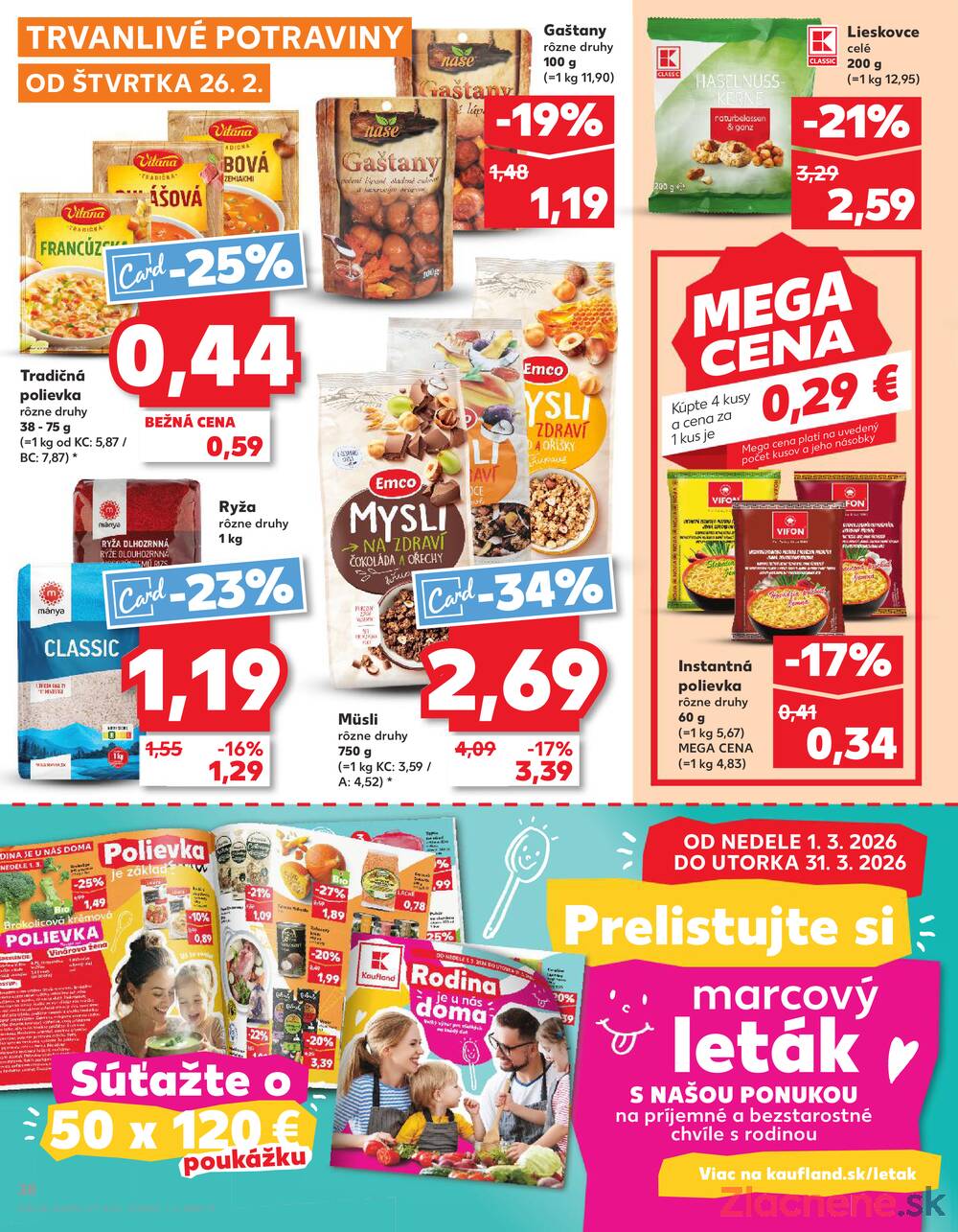 Kaufland 26.2. - 4.3. - Kaufland Stará Ľubovňa
