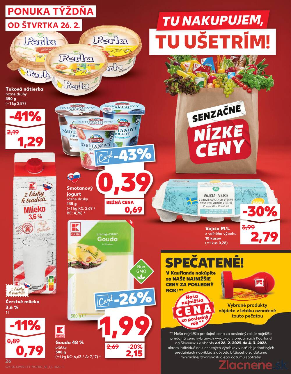 Leták Kaufland - Kaufland 26.2. - 4.3. - Kaufland Trebišov - strana 26