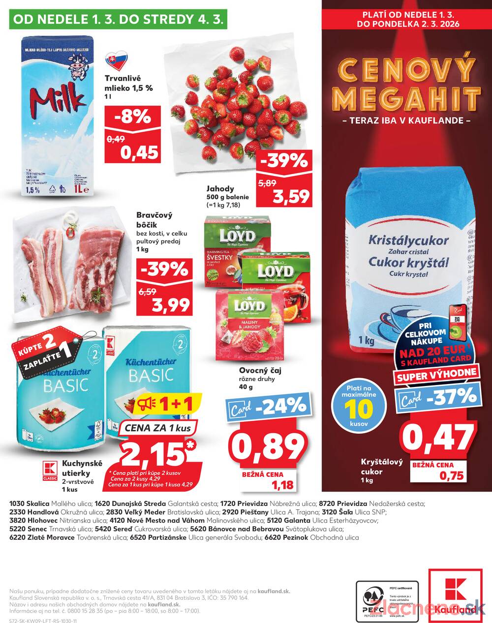 Kaufland 26.2. - 4.3. - Kaufland Piešťany