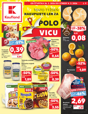 Leták Kaufland 26.2. - 4.3. - Kaufland Zlaté Moravce