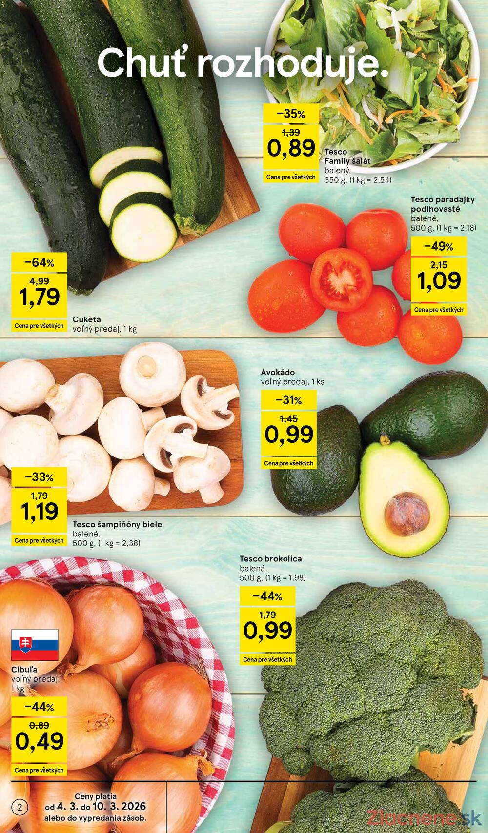 Leták Tesco - Tesco supermarkety od 4.3. do 10.3.2026 - strana 2 Leták Tesco - Tesco supermarkety od 4.3. do 10.3.2026 - strana 2