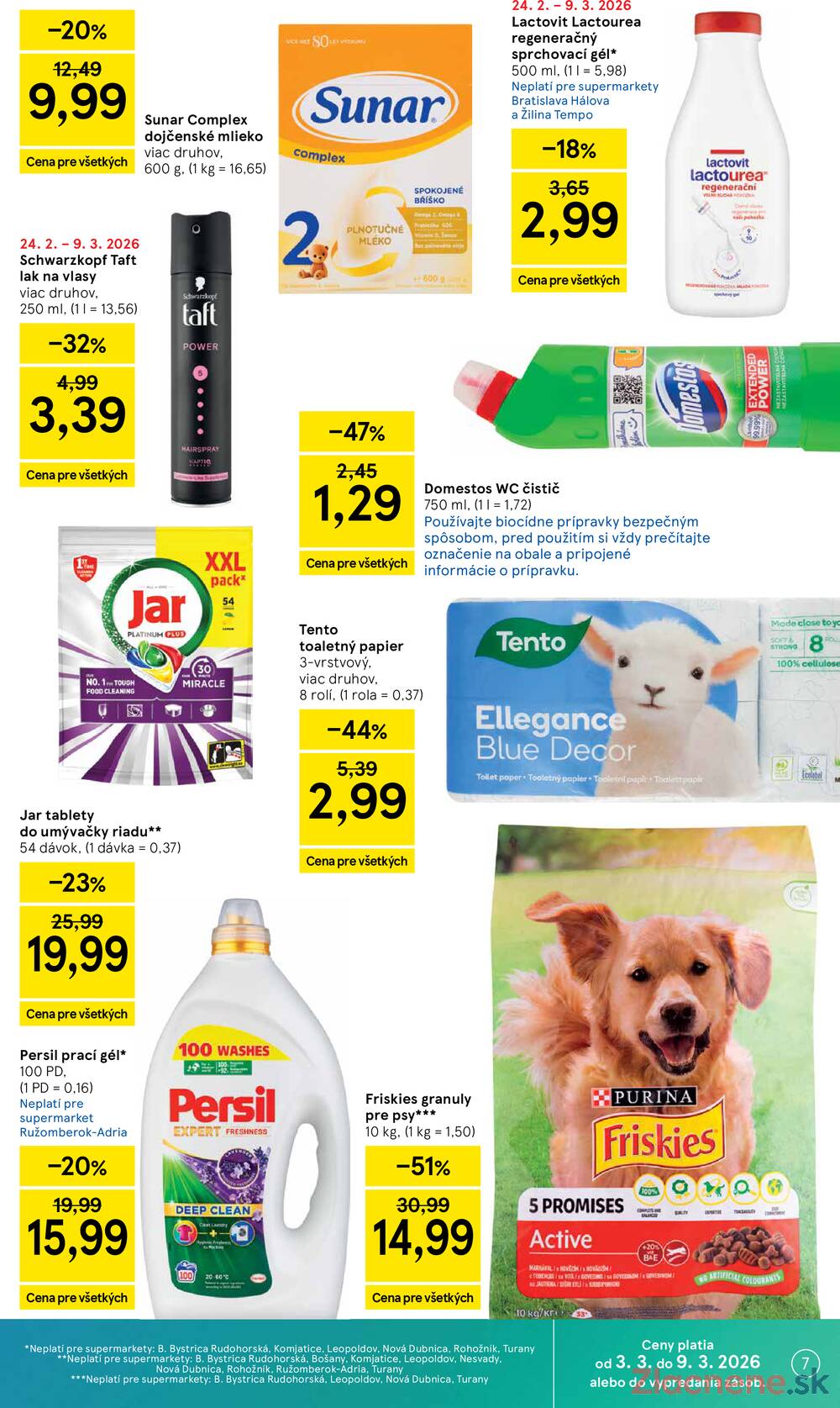 Tesco supermarkety od 4.3. do 10.3.2026