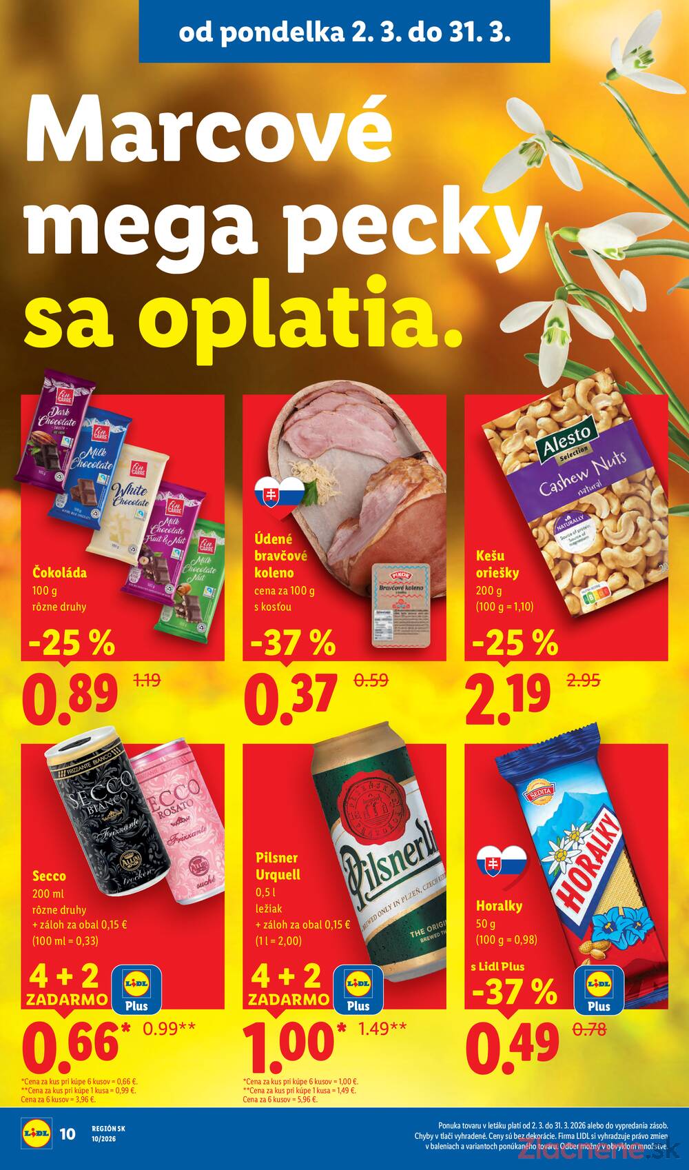 Lidl Pondělok 2.3. - 8.3.