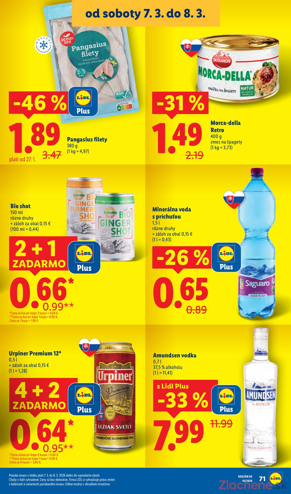 Lidl Pondělok 2.3. - 8.3.