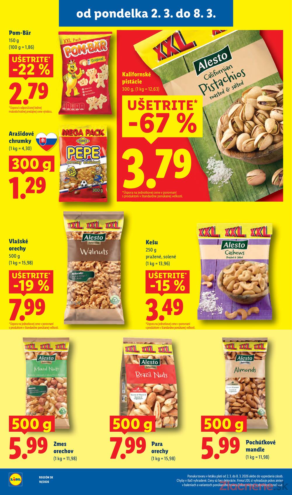 Lidl Pondělok 2.3. - 8.3.