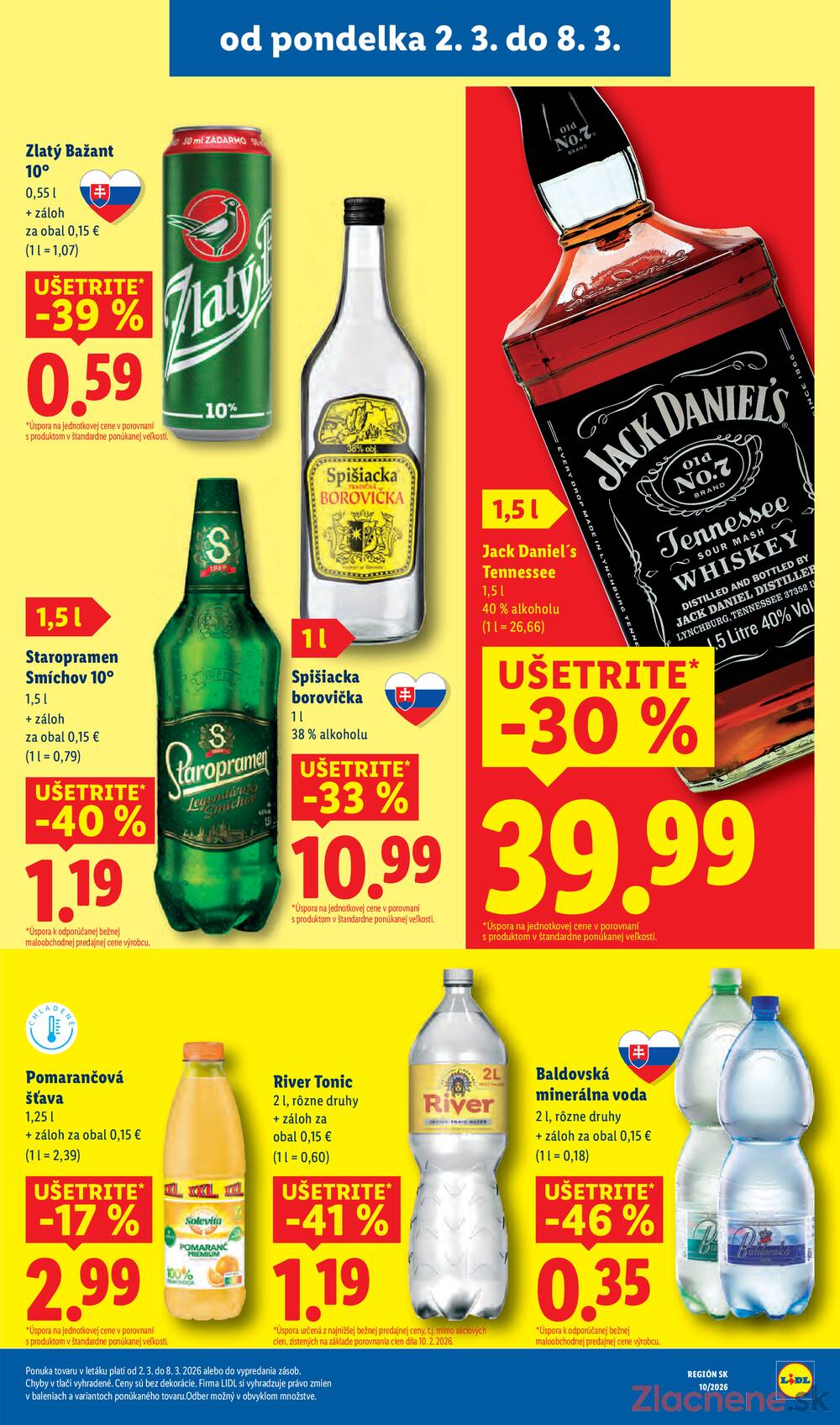 Lidl Pondělok 2.3. - 8.3.