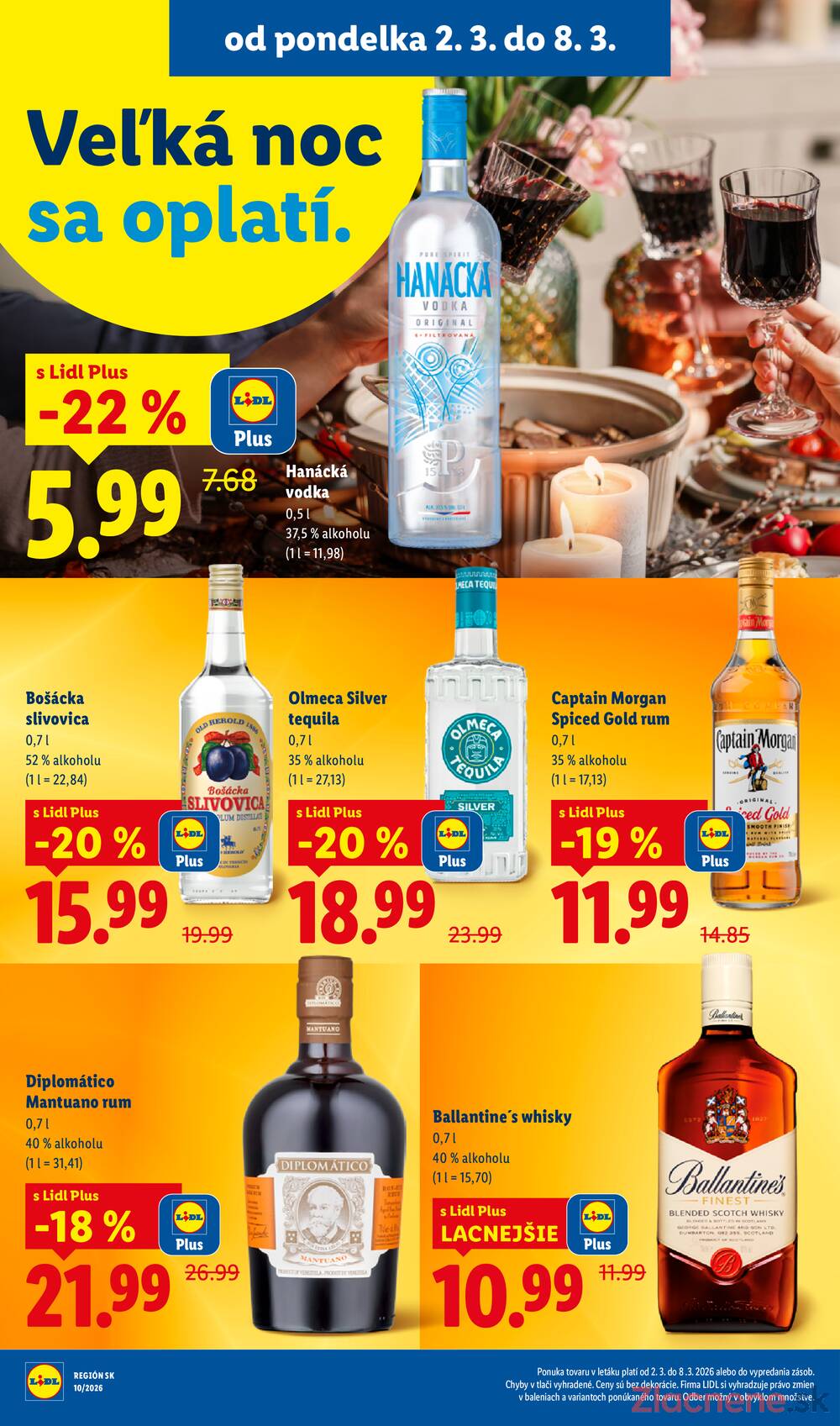 Lidl Pondělok 2.3. - 8.3.