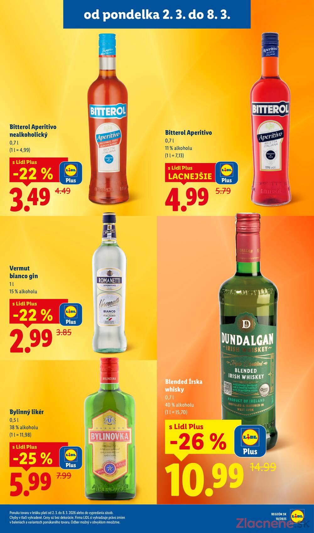 Lidl Pondělok 2.3. - 8.3.