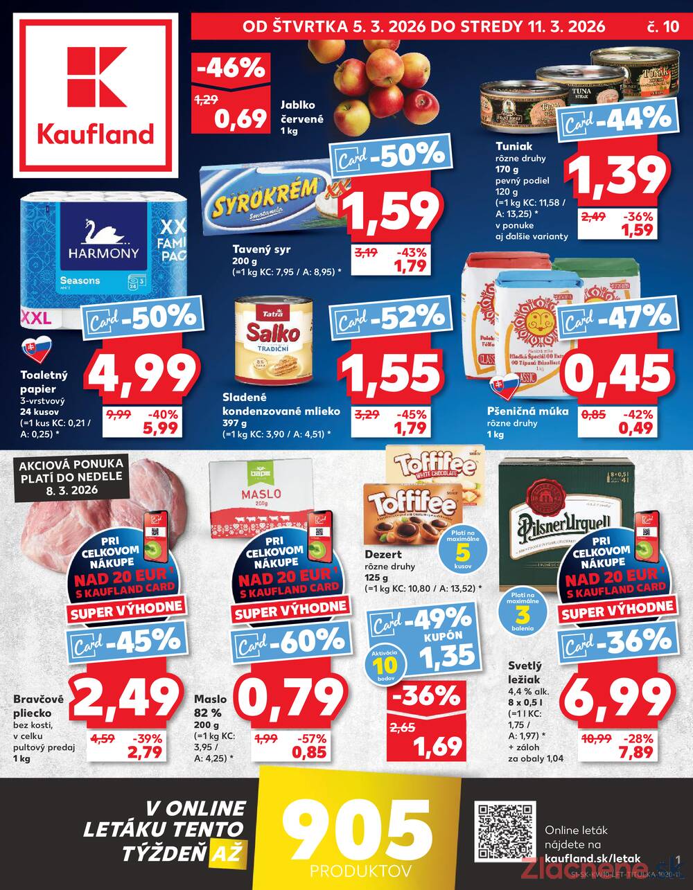 Leták Kaufland - Kaufland 5.3. - 11.3. - Kaufland Bardejov - strana 1