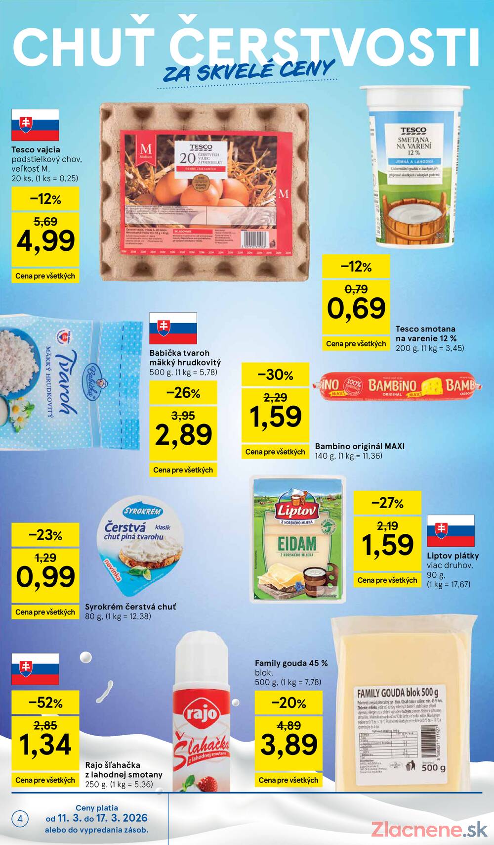 Leták Tesco - Tesco supermarkety od 11.3. do 17.3.2026 - strana 4