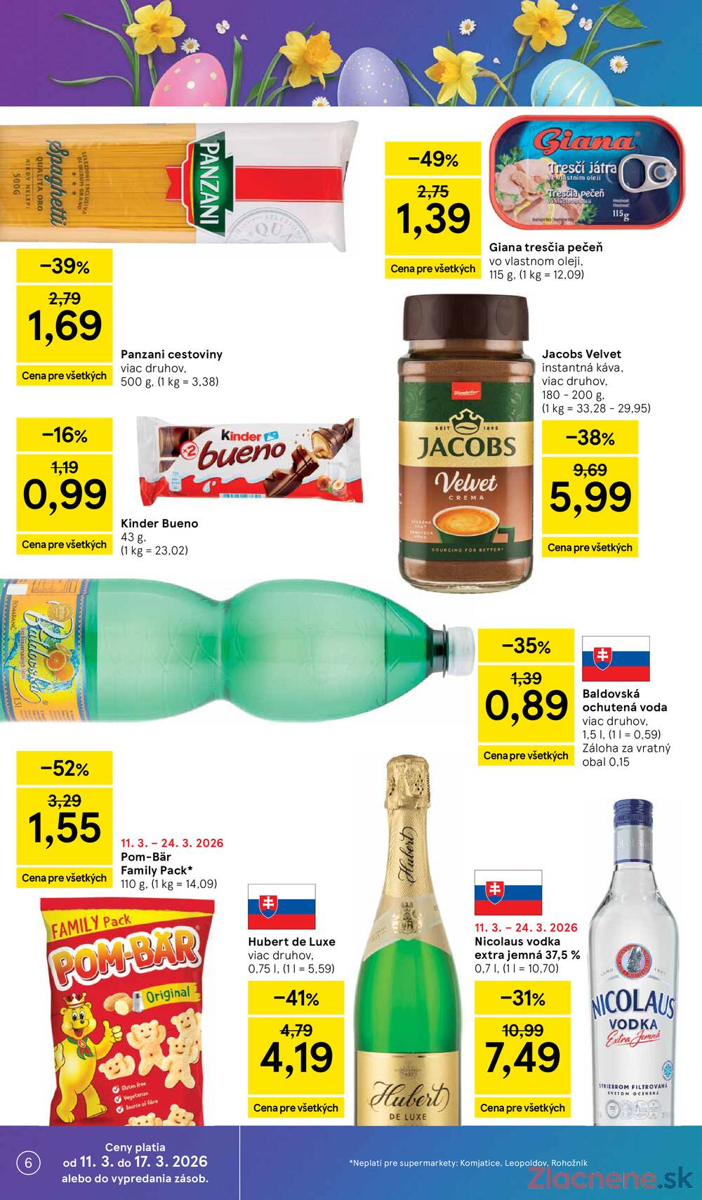 Leták Tesco - Tesco supermarkety od 11.3. do 17.3.2026 - strana 6