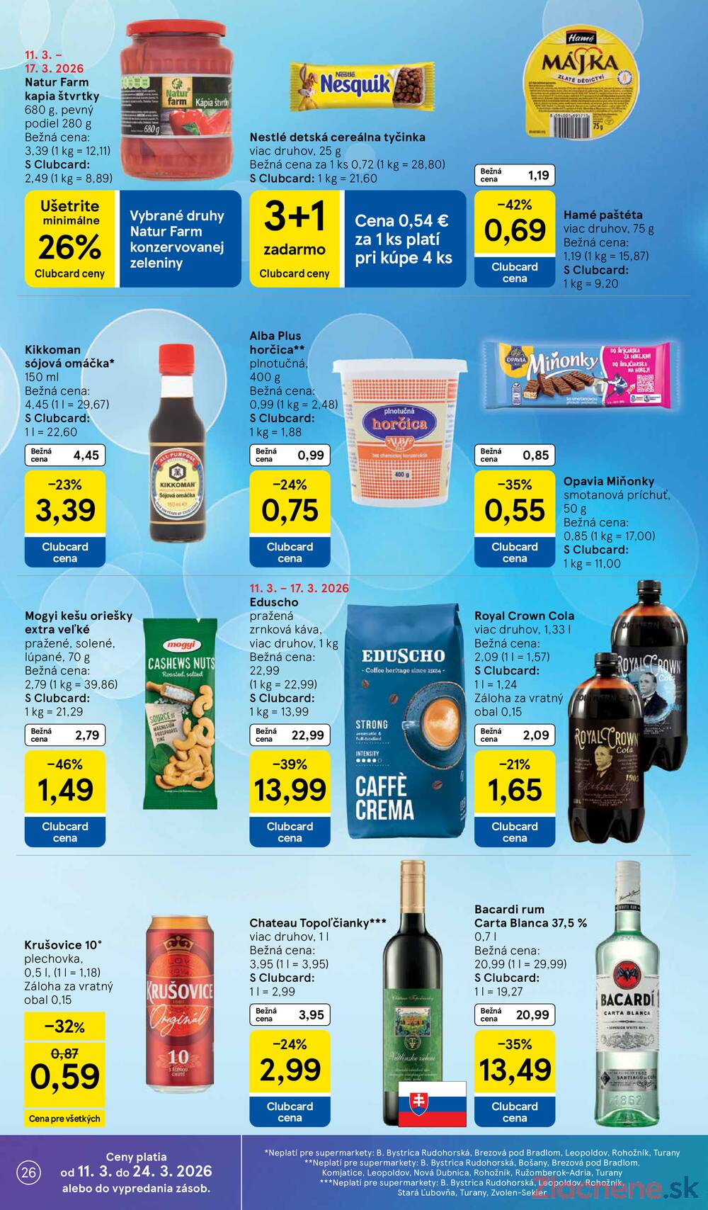 Leták Tesco - Tesco supermarkety od 11.3. do 17.3.2026 - strana 26
