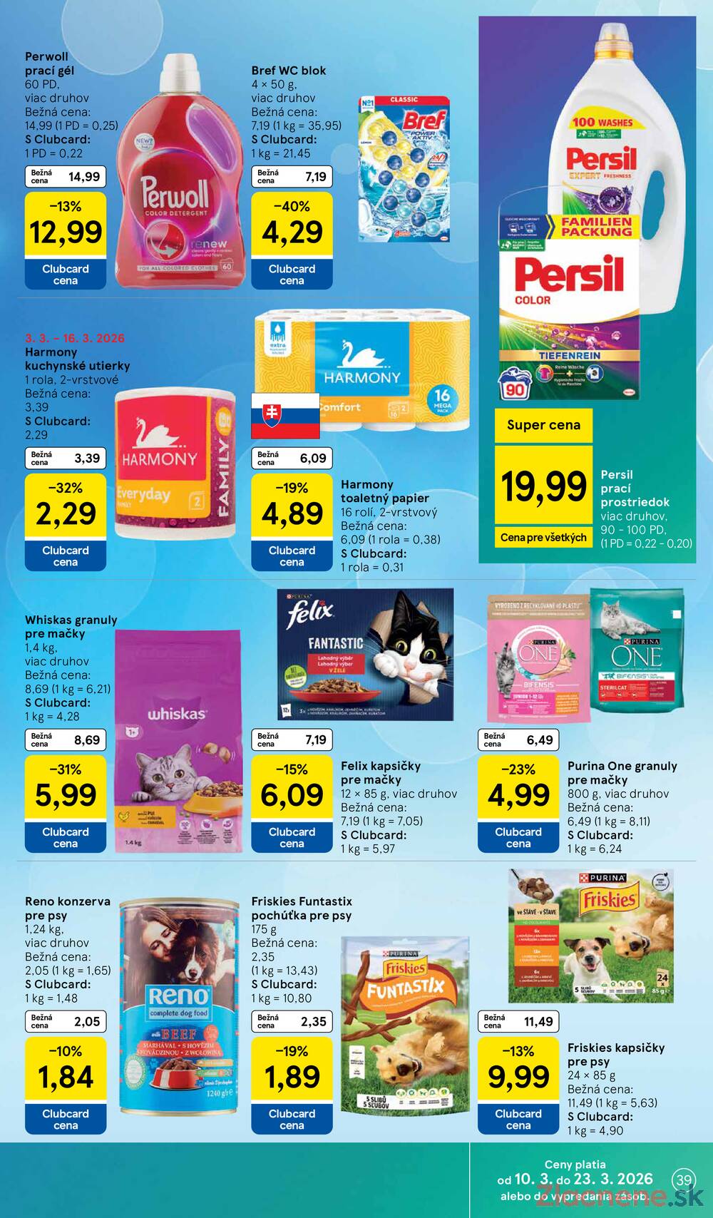 Leták Tesco - Tesco malé hypermarkety 11.3. - 17.3. - strana 39