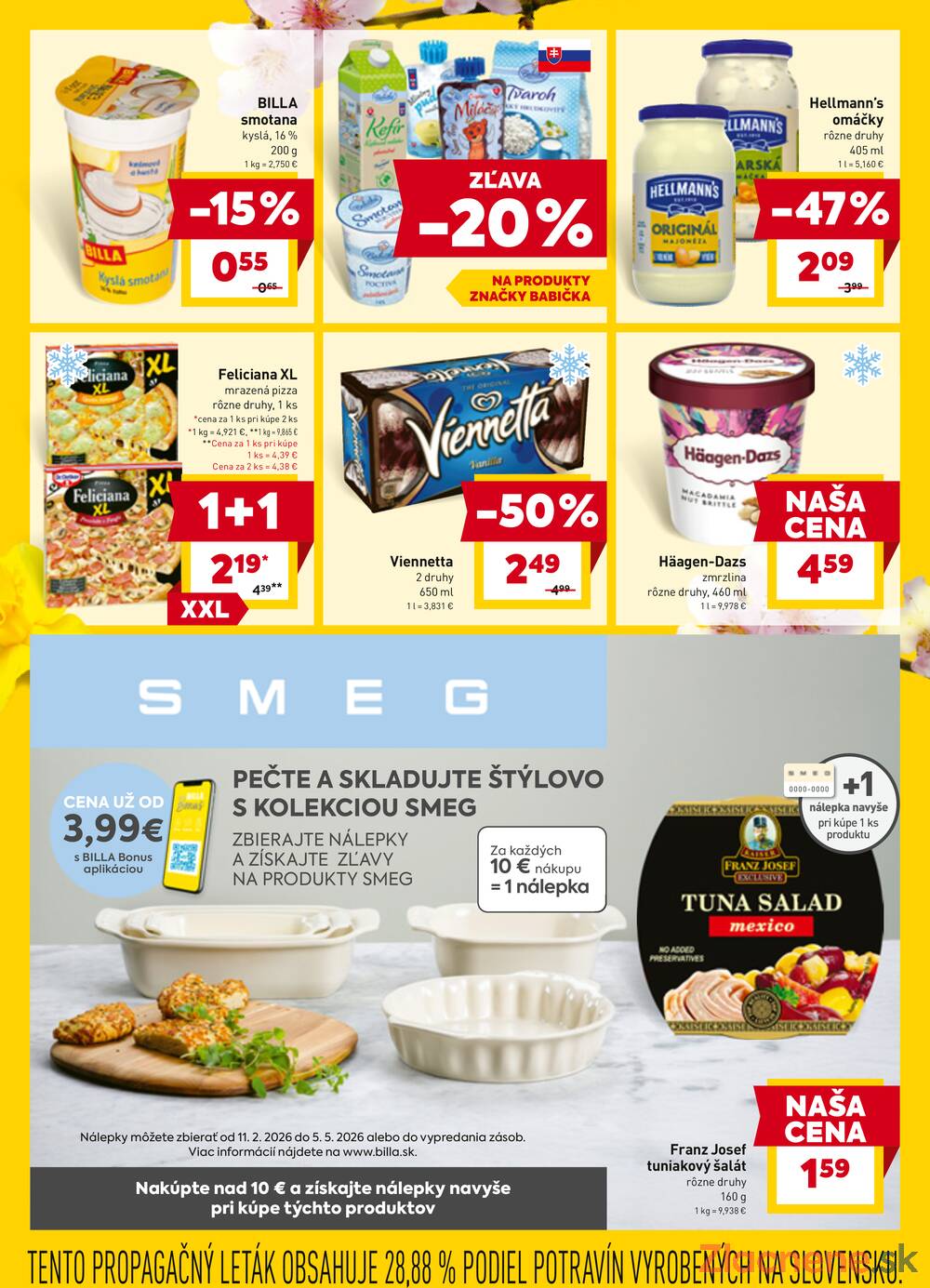 BILLA od 11.3. do 17.3.2026