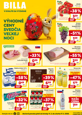 Leták BILLA od 11.3. do 17.3.2026