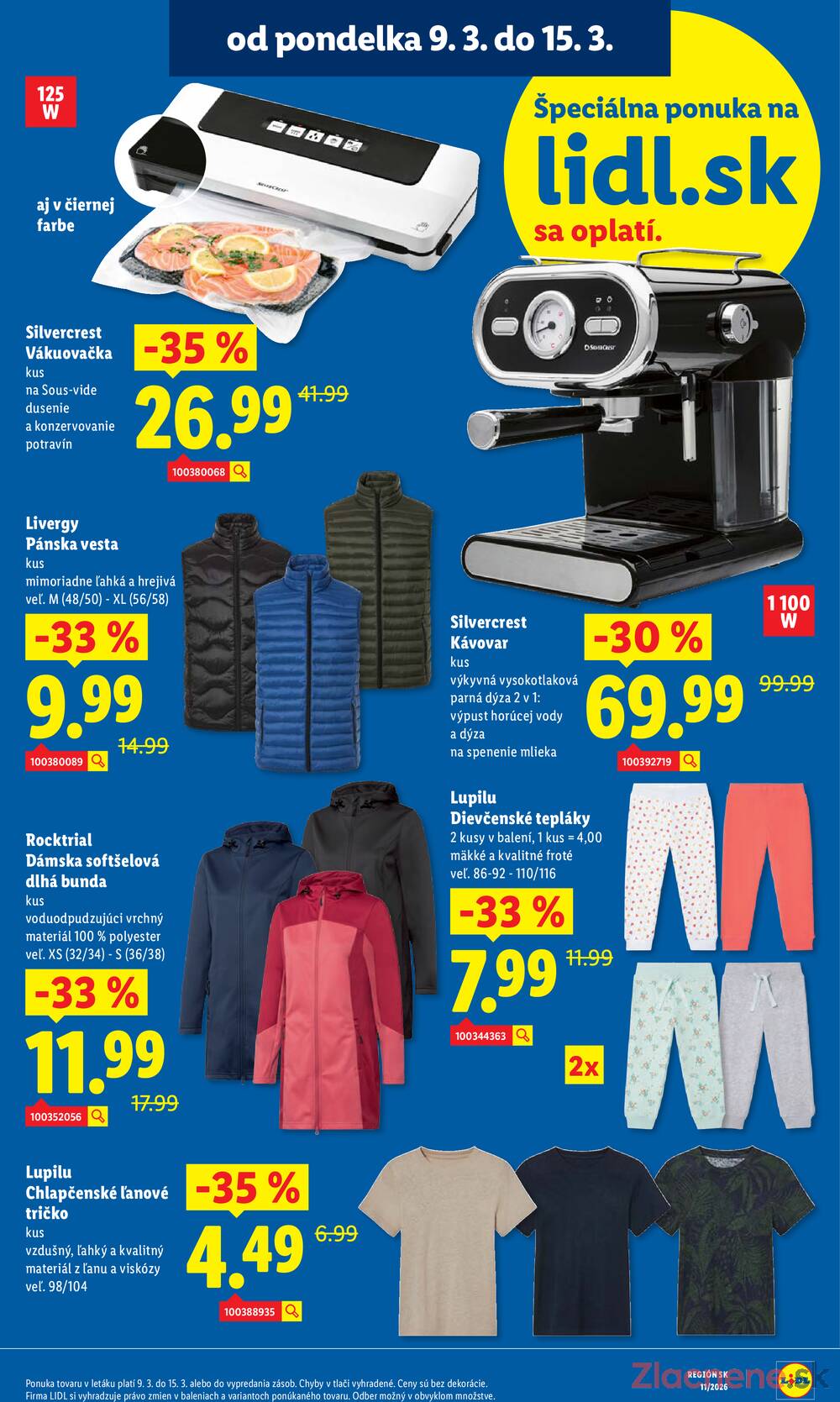 Lidl 9.3. - 15.3.